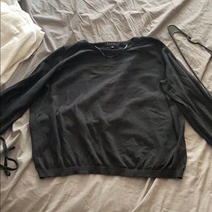 Eloquii black balloon sleeve sweater size 18/20